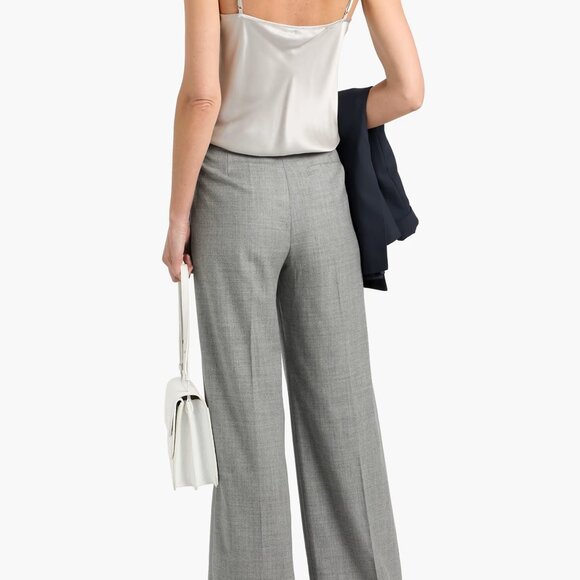 THEORY Wool Wide Leg Dress Trousers Size 8 - EUC - Picture 2 of 13